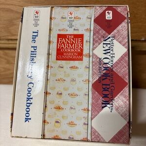 Fannie Farmer - Better Homes Cookbook - The Pillsbury Cookbook Set
